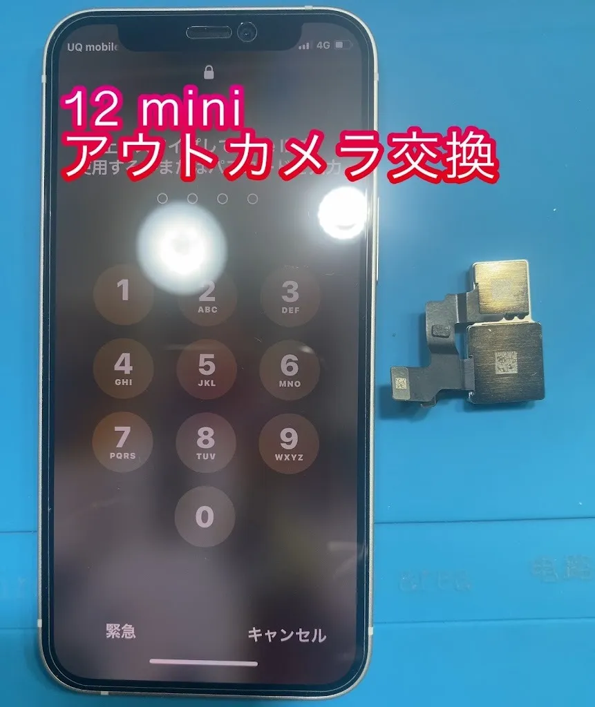 12 mini アウトカメラ交換